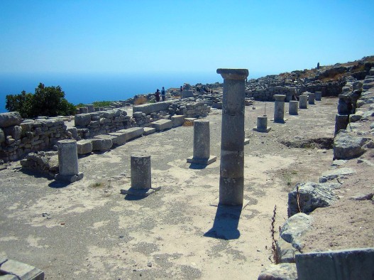 The Pompeii of the Aegean in Santorini - Ancient Thera: The Royal Stoa
