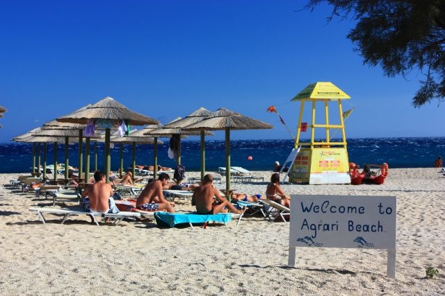 Best beaches in Mykonos - Agrari Beach