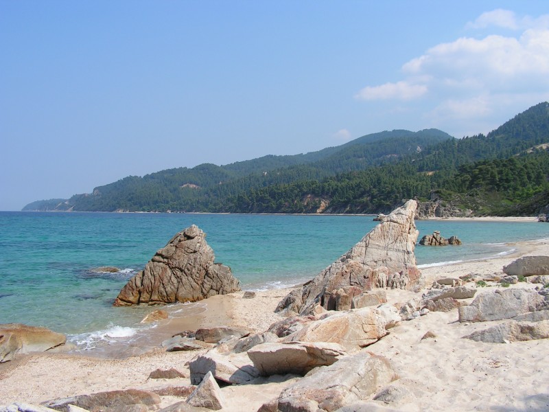 Vourvourou beach, Chalkidiki